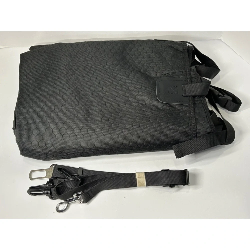 SHRUFFY Dog Car Seat Cover Hammock for Cars‎ Trucks SUVs Waterproof Black New